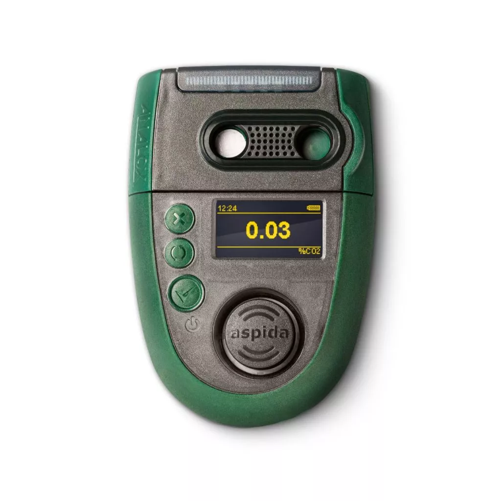 Aspida CO2 & O2 Portable Alarm